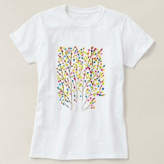 Regenbogenbaum T-Shirt (Design vorne)