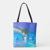 Regenbogenbaum Tasche (Rückseite)