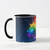 Regenbogenbaum-Tasse | Bunter Fantasy-Baum Keramik Tasse (Links)