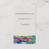 Regenbogenbaum Visitenkarte (Rückseite)