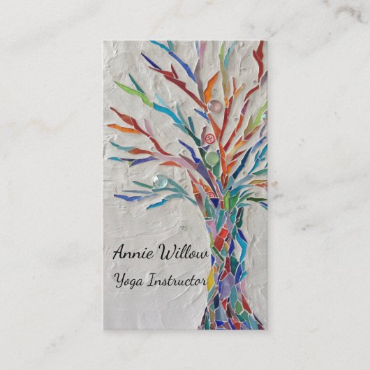 Regenbogenbaum Visitenkarte (Vorderseite)