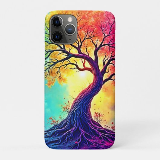 Regenbogenbaum: Wurzeln unendlicher Hoffnung Kunst Case-Mate iPhone Hülle (Rückseite)