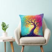 Regenbogenbaum: Wurzeln unendlicher Hoffnung Kunst Kissen (Stuhl )