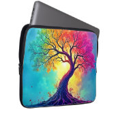 Regenbogenbaum: Wurzeln unendlicher Hoffnung Kunst Laptopschutzhülle (Vorne Rechts)