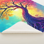 Regenbogenbaum: Wurzeln unendlicher Hoffnung Kunst Sherpadecke (3/4)
