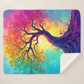 Regenbogenbaum: Wurzeln unendlicher Hoffnung Kunst Sherpadecke (Vorderseite (Horizontal))