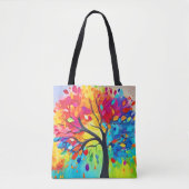Regenbogenbäume Tasche (Vorderseite)