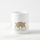 Regenbogenbecher Kaffeetasse (Mittel)