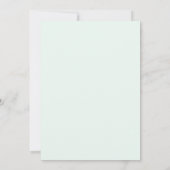 Regenbogenbemalte Hochzeit Einladung (Rückseite)