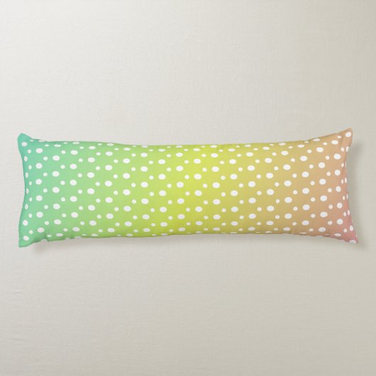Regenbogenbläschen Seitenschläferkissen (Rückseite)