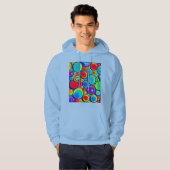 Regenbogenblasen Hoodie (Vorne ganz)