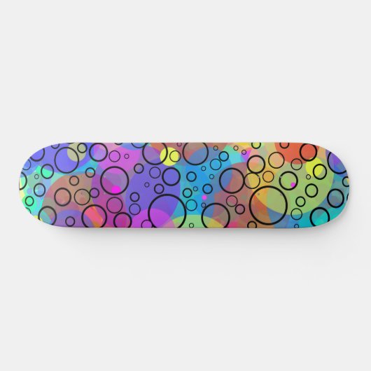 Regenbogenblasen II Skateboard (Horizontal)