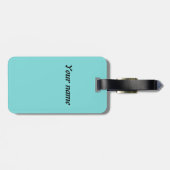 Regenbogenblasen im Alcohol Ink Gepäckanhänger (Rückseite horizontal)