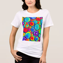Regenbogenblasen Tri-Blend Shirt