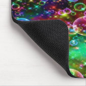 Regenbogenblasen Zauberhaft schweben Mousepad (Ecke)