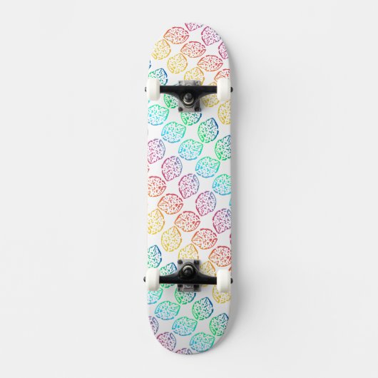 Regenbogenblätter Skateboard (Vorderseite)