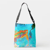 Regenbogenblauer Tragetaschen Mit Langen Trägern (Rückseite)