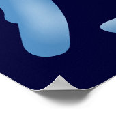 Regenbogenblume Poster (Ecke)