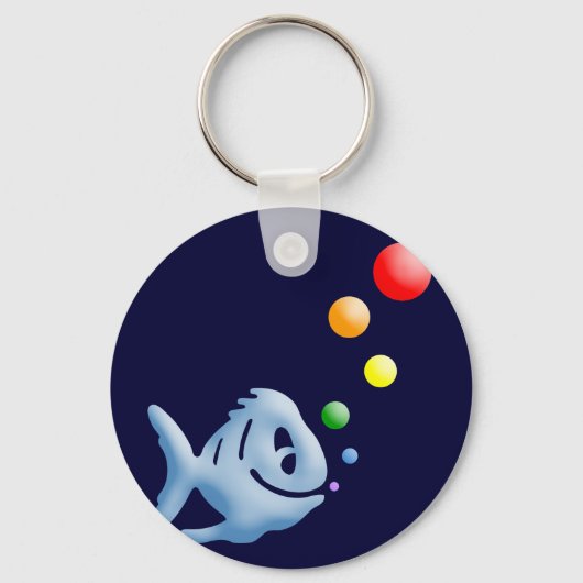 Regenbogenblume Schlüsselanhänger (Vorderseite)