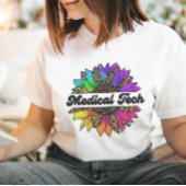 Regenbogenblume T-Shirt