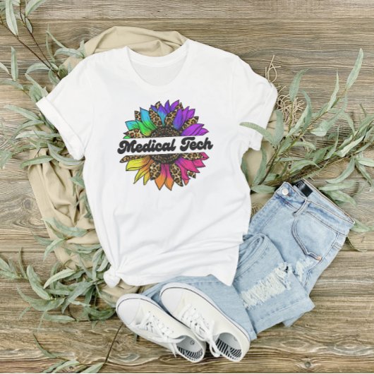 Regenbogenblume T-Shirt