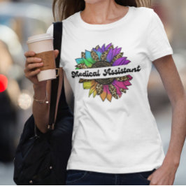 Regenbogenblume T-Shirt