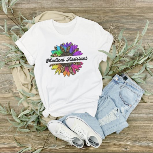 Regenbogenblume T-Shirt