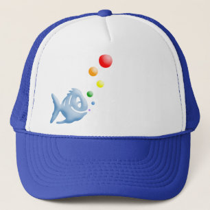 Regenbogenblume Truckerkappe