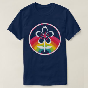 Regenbogenblüte T-Shirt