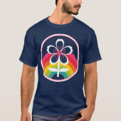 Regenbogenblüte T-Shirt (Vorderseite)