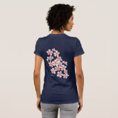 Regenbogenblüten T-Shirt (Schwarz voll)