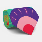 Regenbogenbogen Abstract Pattern | Fett Modern Krawatte (Gerollt)
