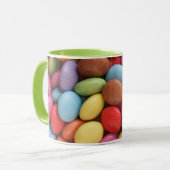 Regenbogenbonbons Tasse (Vorderseite Links)