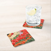 Regenbogenbrauen Rechteckiger Pappuntersetzer (Vor Ort)