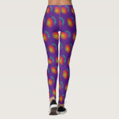 Regenbogenbraun Leggings (Rückseite)