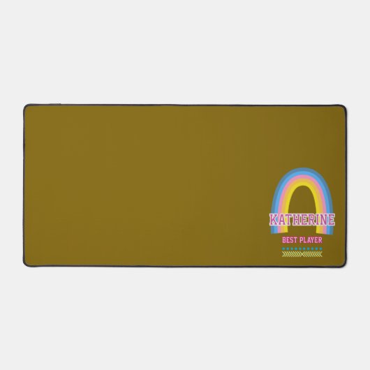 Regenbogenbraun Schreibtischunterlage (Vorderseite)