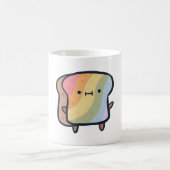 Regenbogenbrot Magie Kaffeetasse (Mittel)