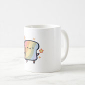 Regenbogenbrot Magie Kaffeetasse (VorderseiteRechts)