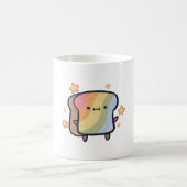 Regenbogenbrot Magie Kaffeetasse (Mittel)