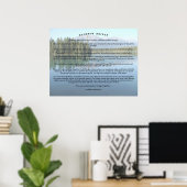 Regenbogenbrücke 3 poster (Heimbüro)