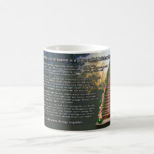 Regenbogenbrücke-Gedicht Haustier Verlust Mitgefüh Kaffeetasse