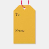 Regenbogenbrücke im Herbst an der Grove City Uni Geschenkanhänger (Rückseite)