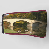 Regenbogenbrücke im Herbst an der Grove City Uni Golf Headcover (Vorderseite)