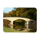Regenbogenbrücke im Herbst an der Grove City Uni Magnet (Horizontal)