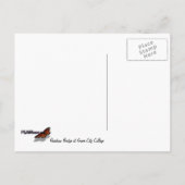 Regenbogenbrücke im Herbst an der Grove City Uni Postkarte (Rückseite)