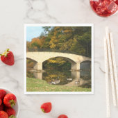 Regenbogenbrücke im Herbst an der Grove City Uni Serviette (Beispiel)