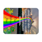 Regenbogenbrücke Magnet (Horizontal)