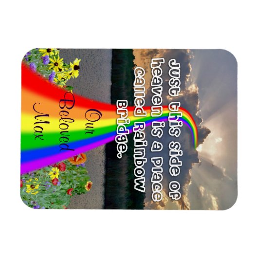 Regenbogenbrücke Magnet (Horizontal)