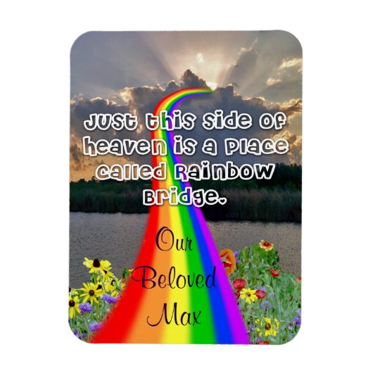 Regenbogenbrücke Magnet (Vertikal)