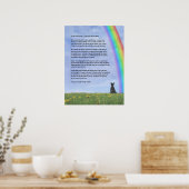 Regenbogenbrücke Poster (Küche)